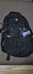 Прочный городской рюкзак SwissGear Bag 8810 33л водоотталкивающий с дождевиком и аудиопортом AUX и USB фото от покупателей 3
