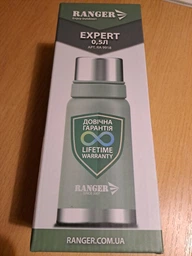 Питьевой термос Ranger Expert 1,6L; 10х10х37см. Олива. Термос для напитков Рейнджер RA_9922. фото от покупателей 8