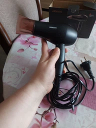 Фен дорожный Ardesto HD-Y120T 1200W складная ручка 2 скорости/2 температурных режима 1.8м черный