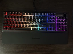 Клавіатура SteelSeries Apex 3 Чорна РКР (64795BK) 231775 фото від покупців 6