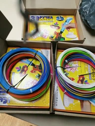 3D-ручка 3D Pen Blue с Набором Эко Пластика PLA (69 метров) 12 разных цветов и Трафаретами фото от покупателей 7