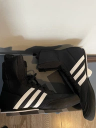 Боксерки Adidas Box Hog 2.0 (FX0561) Black/White 43 фото от покупателей 1