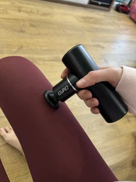 Перкусійний масажер для тіла та м'язів, ручний пістолет GYRO Muscle Mini Gun Massager Black (GYRO-Minigun)