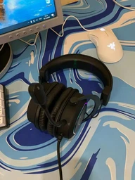 Навушники провідні ігрові з мікрофоном геймерські AMPLIGAME H6B / Ігрові навушники 7.1 для геймерів, ігор, пк, playstation 9190 fifine Чорний 68827 фото від покупців 1