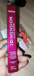 Тушь для ресниц TopFace 3Dimension Volume Mascara (A) PT314 Черная 8 мл (8681217248779)