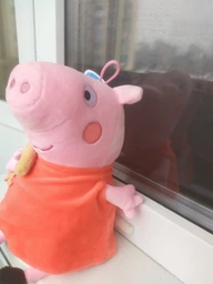 Плюшевая игрушка Свинка Пеппа 30 см Peppa из семьи Пеппа (513019876) Розовая фото от покупателей 1