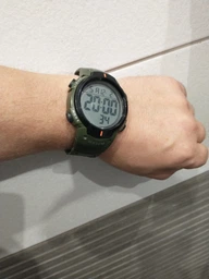 Часы наручные спортивные водостойкие электронные SYNOKE 1560 army green зеленые фото от покупателей 1