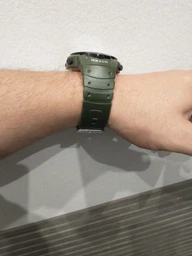 Часы наручные спортивные водостойкие электронные SYNOKE 1560 army green зеленые