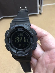Часы наручные мужские с подсветкой Skmei 1356AG 54мм Compass black/green