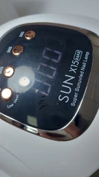 Профессиональная лампа для маникюра Nail Lamp SUN X 15 MAX 280W UV/LED для покрытия ногтей гель лаком, гелем розовая фото от покупателей 9