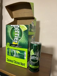 Упаковка минеральной воды Perrier Lime 0.25 л Мультипак х 10 шт (7613036669412)