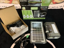 Система автономного освещения (solar+power bank) GD-8017 фото от покупателей 3