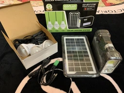 Система автономного освещения (solar+power bank) GD-8017 фото от покупателей 2