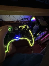 Беспроводной геймпад Canyon Brighter GPW-04 Wireless RGB 5in1 PS4/Xbox360 Crystal (CND-GPW04) фото от покупателей 5