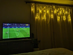 Гірлянда світлодіодна штора Різдвяна 138 led, 2.5м ширина, теплий білий фото від покупців 2