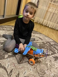 Конструктор 5в1 машина мотоцикл самолёт вертолёт трактор – гибкие крупные детали для детей мальчиков и девочек фото от покупателей 5