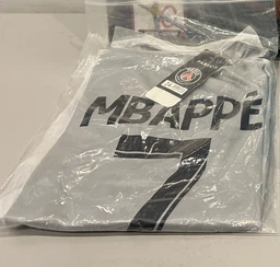 Форма футбольна дитяча Lion Lion Mbappe (Мбапе) 7 ПСЖ 2024, 22-125-135, Сіро-чорний (CO-7443-22) фото від покупців 1