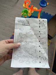 Детский конструктор - лабиринт Marble Run для мальчиков и девочек из труб с шариками 105 деталей (NO.678-7) фото от покупателей 3