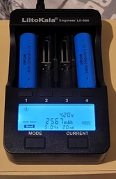 Акумулятор 18650 Li-Ion Vipow ICR18650 FlatTop, 2500mAh, 3.7V, Blue фото от покупателей 11