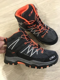Дитячі туфлі CMP KIDS RIGEL MID TREKKING SHOES 28 Синій 3Q12944-18MM фото від покупців 2