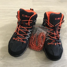 Дитячі туфлі CMP KIDS RIGEL MID TREKKING SHOES 28 Синій 3Q12944-18MM фото від покупців 1