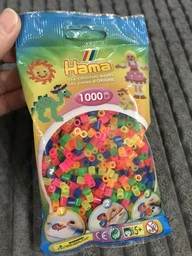 Термомозаїка Hama Набір кольорових намистин 1000 шт. 6 неонових кольорів Midi 5+ (207-51) (028178207519)