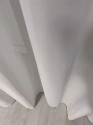 Комплект тюлей Креп Шелк Lux Portiery 200х250 - 2 шт Белый (TЕ1111) фото от покупателей 1
