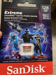 Карта пам'яті SanDisk microSDXC Extreme For Mobile Gaming 64GB Class 10 UHS-I (U3) V30 W-80MB/s R-170MB/s Без адаптера (SDSQXAH-064G-GN6GN)