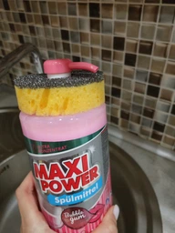 Засіб для миття посуду Maxi Power Bubble Gum 1 л. фото від покупців 2