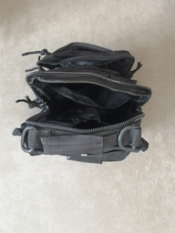 Сумка рюкзак тактический военный B14 5л черный фото от покупателей 2