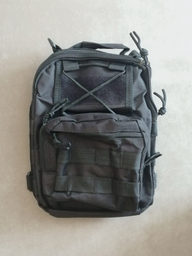 Сумка рюкзак тактический военный B14 5л черный фото от покупателей 5