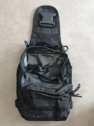 Сумка рюкзак тактический военный B14 5л черный фото от покупателей 6