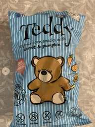 Упаковка снеків кукурудзяних McLloyd`s Ведмедик Teddy з морквою і гарбузом 30 г х 8 шт. (8588004638983)
