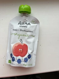 10шт, Дитяче пюре Mama knows Органічне Яблуко та Чорна смородина 90 г (4820016254572) фото від покупців 3