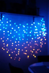 Гирлянда штора- бахрома Флаг Украины 120 LED DL&nbsp; 1.8м*1.2м желто-синяя SZ-1518-26