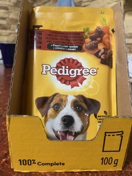 Упаковка влажного корма Pedigree говядина, ягненок, морковь в соусе 24х100г для собак (5900951262555) фото от покупателей 2
