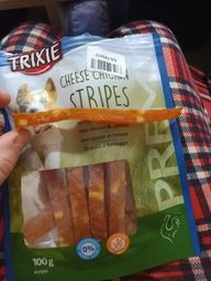 Лакомство для собак Trixie 31586 Premio Chicken Cheese Stripes сыр/курица 100 г (4011905315867)