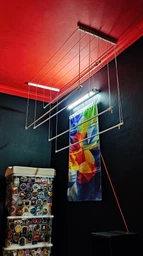 Сушарка для білизни стельова Laundry 5х2,0 м (TRL-200-D5) фото от покупателей 12