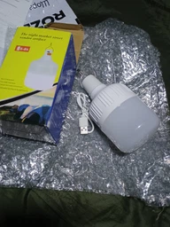 Led лампа с аккумулятором для кемпинга лампа аварийная лампа (H516) фото от покупателей 11