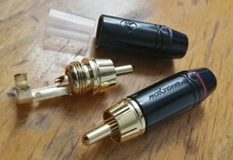 Разъем Roxtone RF2P-BG RCA male (папа)