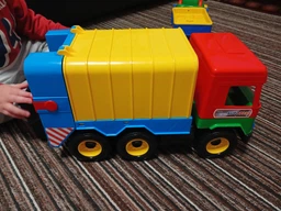 Мусоровоз Tigres Middle truck (39224 Червоно-жовтий) фото от покупателей 1