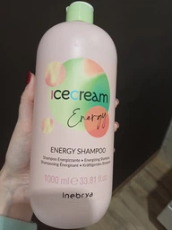 Тонізуючий шампунь проти випадіння волосся Inebrya Ice Cream Energy Shampoo 300 мл фото від покупців 2
