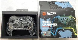 Проводной геймпад Canyon Brighter GP-02 Wired RGB 4in1 PS3/Android BOX-TV/Nintendo Crystal (CND-GP02) фото от покупателей 9