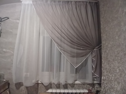 Кухонный комплект штор VR-Textil Дуэт № 060к с подвязками 170х330 см Белый со светло-бежевым (50-749) фото от покупателей 1