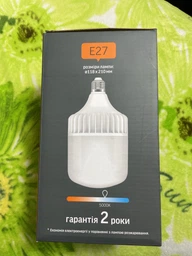 LED лампа VIDEX |A118, 50W, E27, 5000K, 220V| Белый VL-A118-50275 фото от покупателей 4
