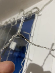 Світлодіодна гірлянда DELUX Curtain С 256LED 3х2 м білий/прозорий IP20 (90017995)