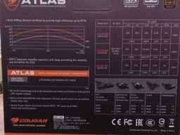 Блок питания 650 Вт, Cougar ATLAS 650, Black фото от покупателей 6