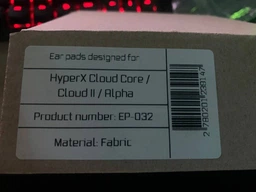 Амбушюры для HyperX Cloud Core / Cloud II / Cloud II Core Wireless / Alpha / Stinger / Stinger S PU Fabric (EP-032) фото от покупателей 10