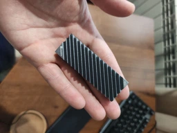 Охлаждающий радиатор Jonsbo Heatsink NVMe M.2 2280 алюминиевый сплав с термопрокладками Красный (J2280-RED)
