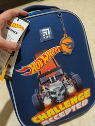 Рюкзак шкільний каркасний Kite Education Hot Wheels HW22-531M 1000 г 38х29х16 см синій фото від покупців 3